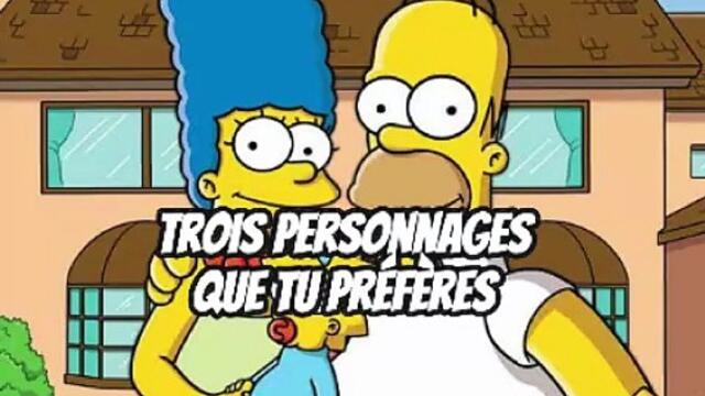 trois personnages que tu préfères dans cette série tv ?