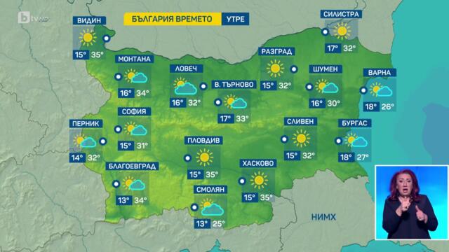 bTV Времето (17.06.2025 г. – централна емисия)