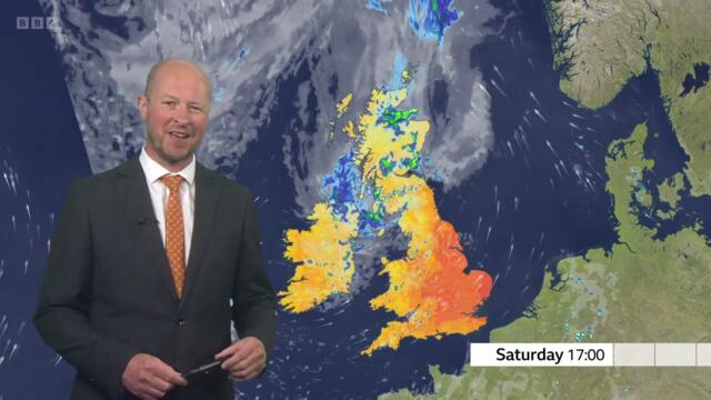 BBC weather today in UK -  June 14th, 2025