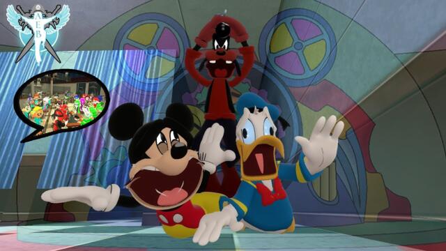 Goofy beats up Mickey & Donald with the Pizza [Mickey Mouse Animation Parody/GMOD] Audio: @TalonY2K