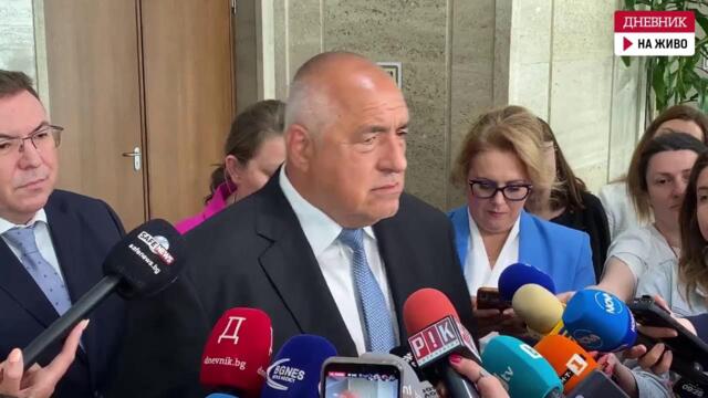 Бойко Борисов: Всяка парламентарна група трябва да се казва така, както се е явила на изборите