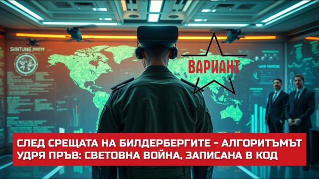 СЛЕД СРЕЩАТА НА БИЛДЕРБЕРГИТЕ - АЛГОРИТЪМЪТ УДРЯ ПРЪВ: СВЕТОВНАВОЙНА, ЗАПИСАНА В КОД,  Вариант #548