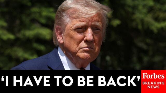 JUST IN: President Trump Explains Why He's Leaving The G7 Early As Israel, Iran Tensions Escalate