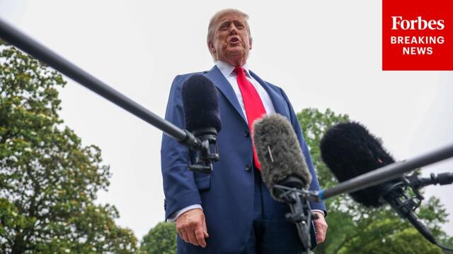 FULL GAGGLE: President Trump Speaks To Reporters About Israel And Iran Conflict
