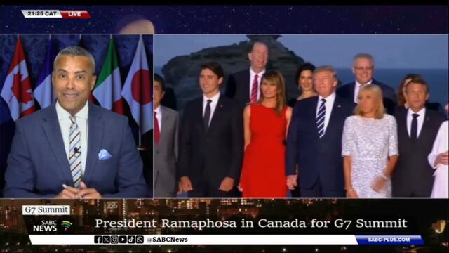 G7 Summit | President Ramaphosa gets a warm welcome at G7 Summit