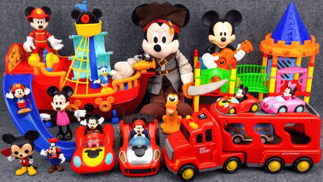 Satisfying with Unboxing Disney Junior Mickey Mouse Pirate Ship Playset | Review Toys ASMR