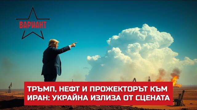 ТРЪМП, НЕФТ И ПРОЖЕКТОРЪТ КЪМ ИРАН: УКРАЙНА ИЗЛИЗА ОТ СЦЕНАТА,  Вариант #549
