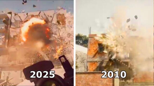 New EA game vs Old EA games - Destruction Comparison