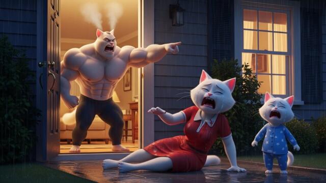 💥Betrayal Broke This Family Apart… Until The Kitten Revealed Everything #ai #catshorts #aicat