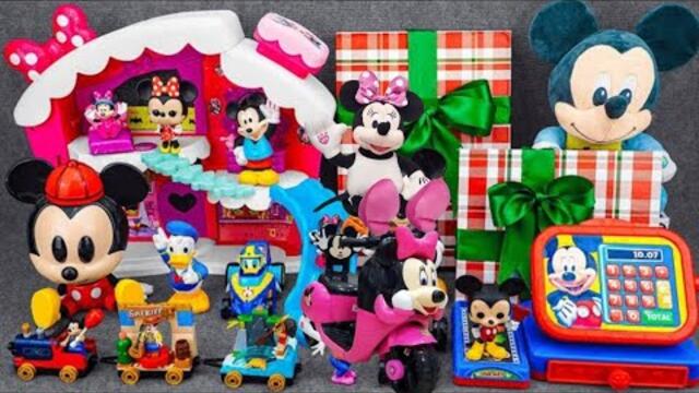 10 min Satisfying With unboxing Disney mickey mouse Clubhouse Birthday Parade Playset | Toys Review
