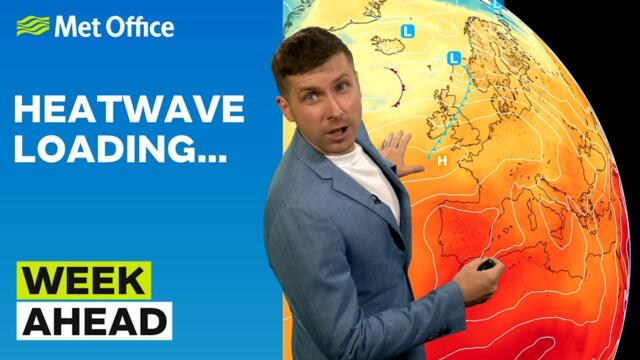 Week Ahead 16/06/2025 – Turning hotter this week – Met Office weather forecast UK