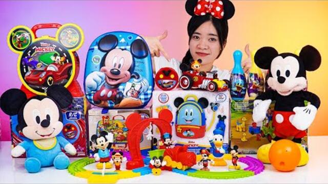 Satisfying with Unboxing Disney Mickey Mouse Bowling Playset | Review Toys ASMR