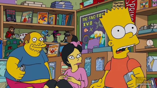 The Simpsons - Comic Book Guy and Kumiko having a baby