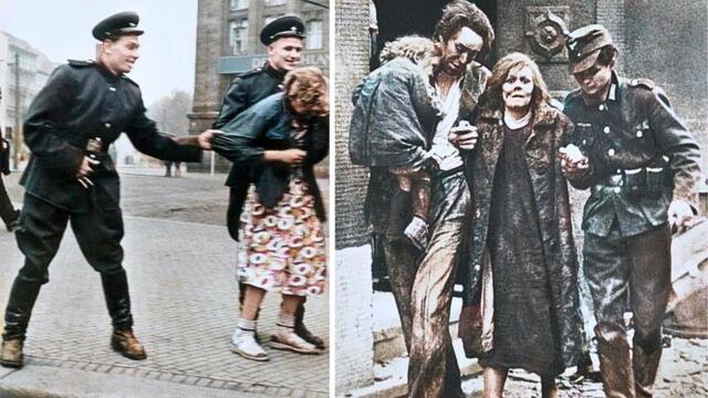 Брутални мъчения на немски жени от съюзнически войници