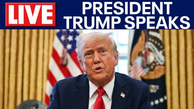 LIVE: President Donald Trump speaks on Iran-Israel, interest rates, and SCOTUS ruling