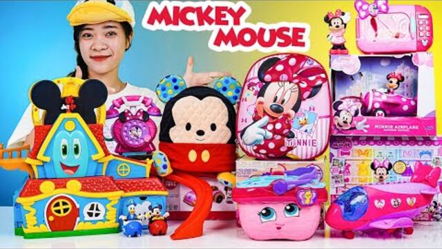 Satisfying with Unboxing Disney Junior Mickey Mouse Jumbo Fun House Playset | Review Toys ASMR