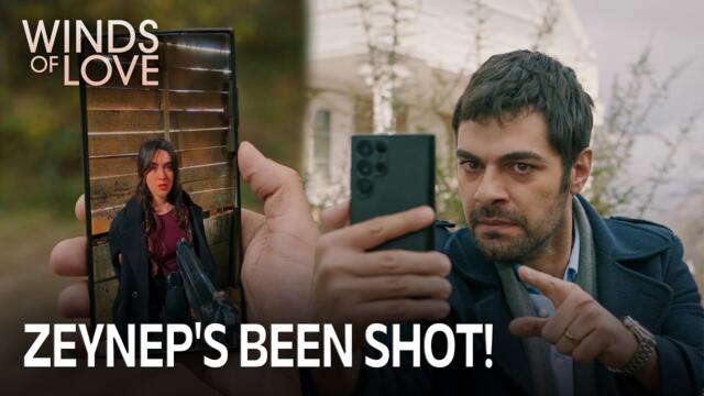 Halil, Zeynep'in vuruluşunu seyrediyor | Rüzgarlı Tepe 212. Bölüm