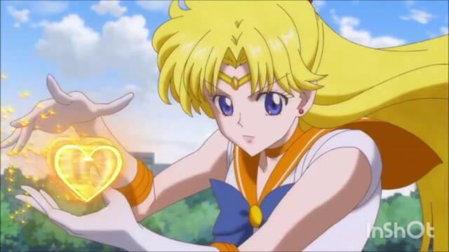 Sailor moon crystal eternal... Sailor Venus all attacks