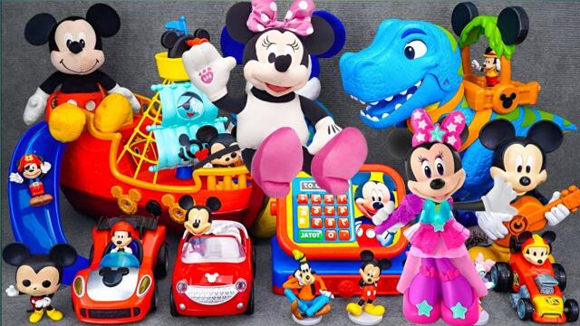 Mickey ASMR Satisfying With unboxing Disney Mickey Mouse Pirate Ship Cash Register | Review Toys