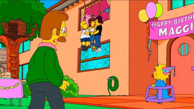 La casita del terror XXX (Maggie es un demonio) Los simpsons capitulos