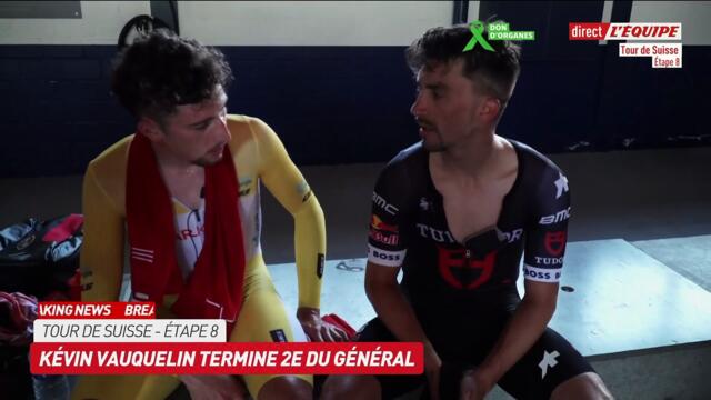 L’échange entre Vauquelin et Alaphilippe - Cyclisme - Tour de Suisse