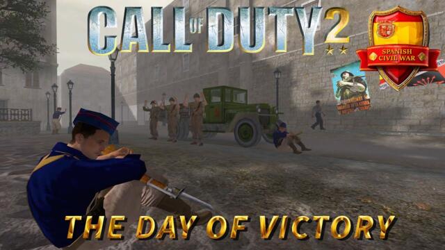 Call of Duty 2:  Day of Victory | Spanish Civil War  Veteran Gameplay custom
