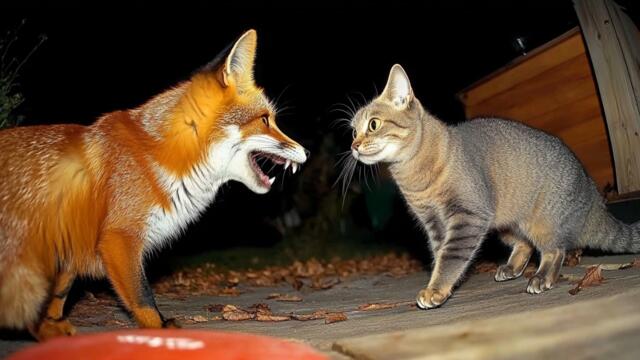 Amazing Cats Vs Wild Animals Caught on Camera!
