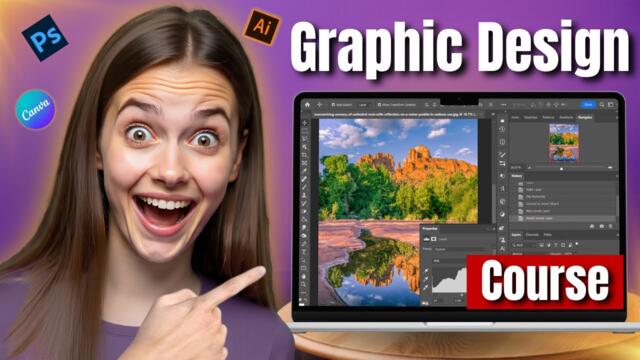 Full Graphic Design Course🔥Basic to Advanced Graphic Designing Course for Beginners / Graphic design