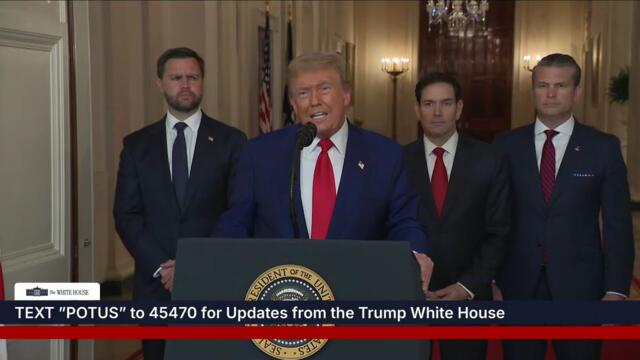 President Trump Delivers Address to the Nation, June 21, 2025
