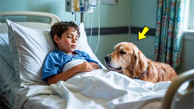 Мальчик медленно умирал, но когда в палату забежала собака, произошло настоящее чудо!