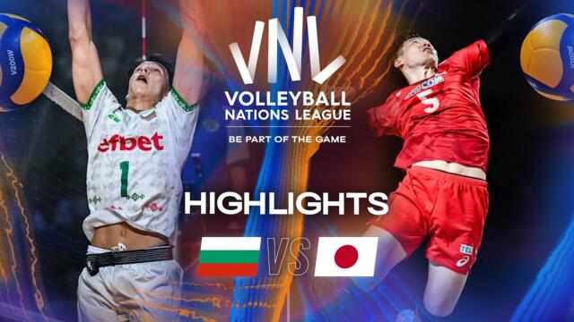 Bulgaria 🇧🇬 vs. Japan 🇯🇵 - Highlights | Week 2 | Men's VNL 2025