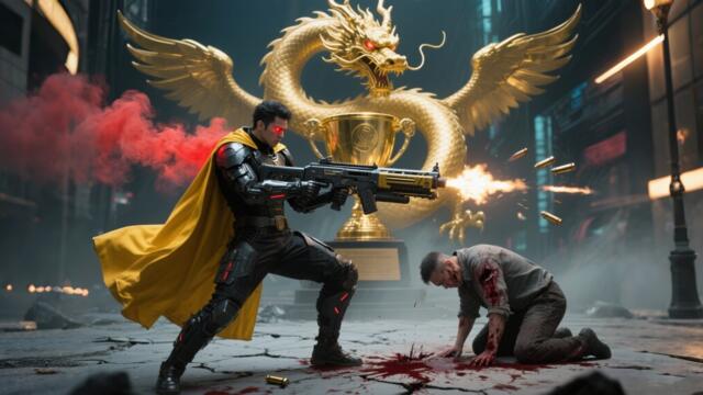 冠軍戰神被陷害廢掉手臂，瀕死之際竟意外穿越，拿起機槍瘋狂掃射報仇，奪回冠軍獎杯，贏取億萬獎金！【FULL】#狂刀爽劇 #短劇 #爽文#爽劇#美女總裁#逆襲