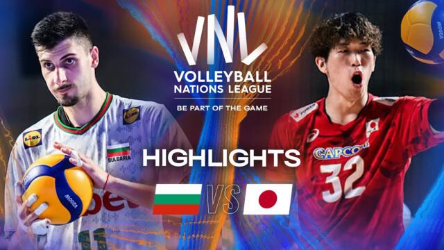 Bulgaria 🇧🇬 vs. Japan 🇯🇵 - Highlights | Week 2 | Men's VNL 2025