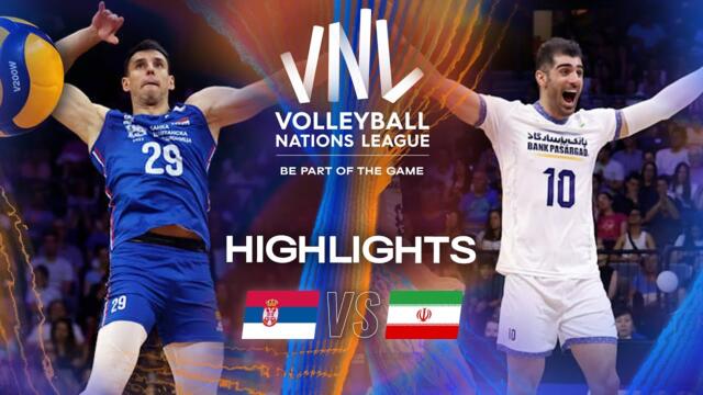Serbia 🇷🇸 vs. Iran 🇮🇷 - Highlights | Week 2 | Men's VNL 2025