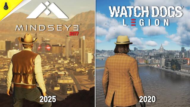 Minds Eye vs Watch Dogs Legion - Details and Physics Comparison