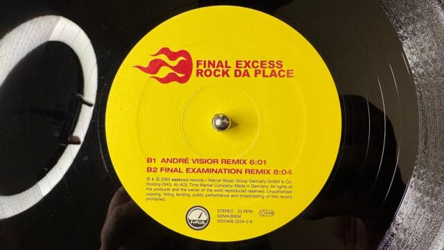 Final Excess – Rock Da Place (André Visior Remix) - F+Plus – 5050466-3234-0-8