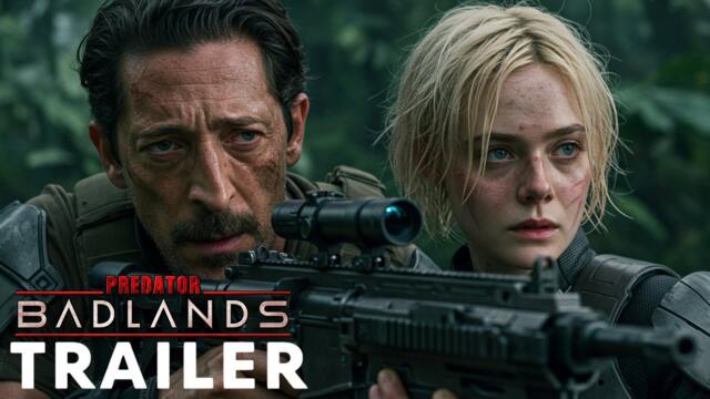 Predator 6: Badlands (2025) - First Trailer |  Elle Fanning, Adrien Brody | Concept