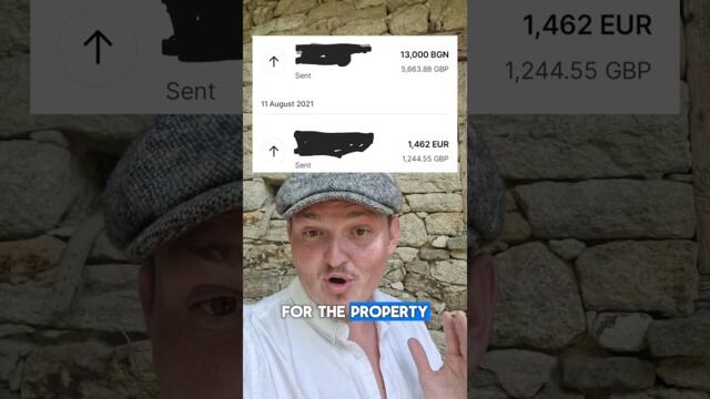 We lied about how much our house cost in Bulgaria...... 😅