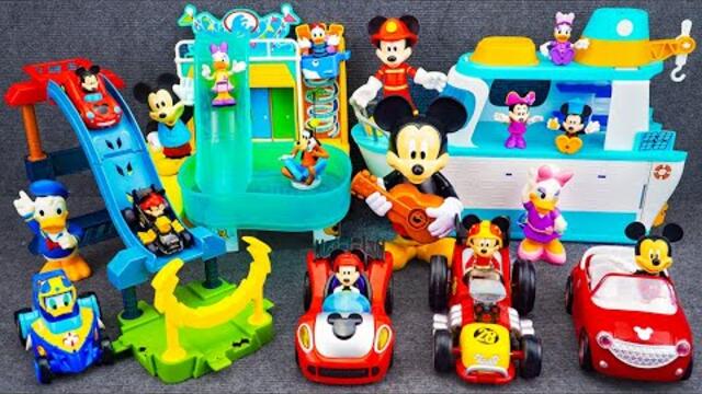 Satisfying with Unboxing Disney Junior Mickey Mouse Water Park Slide | Review Toys ASMR