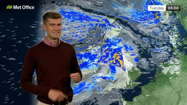 23/06/2025 - Sunny in the south, showers up north - Morning Weather Forecast UK – Met Office Weather