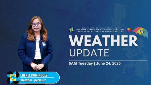 Public Weather Forecast issued at 5AM | June 24, 2025 - Tuesday