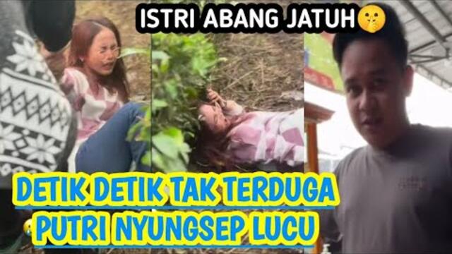 DITOLONGIN PUTRI NYUNGSEP ‼️ Istri Abang Azis Jatuh🤫