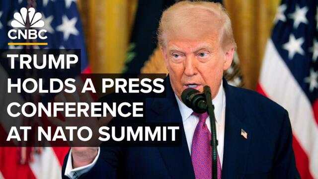 President Trump holds a press conference at the NATO summit in the Netherlands — 6/25/2025
