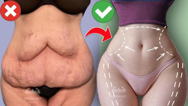 1-MINUTE  Exercises to Bye Ugly Belly l 10 Exercises For 10 Days