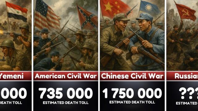 The Deadliest Civil Wars in History: When Nations Turned on Themselves