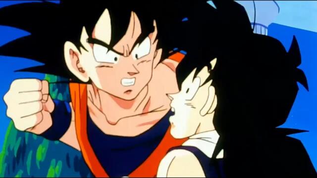 Goku golpea a Gohan por no hacerle caso | DBZ