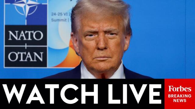 WATCH LIVE: President Trump Holds A Press Briefing Before Leaving The NATO Summit
