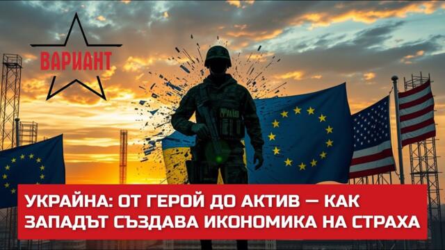УКРАЙНА: ОТ ГЕРОЙ ДО АКТИВ — КАК ЗАПАДЪТ СЪЗДАВА ИКОНОМИКА НА СТРАХА,  Вариант #559