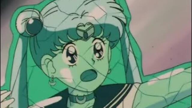 ASFR - A Demonic Youma Places Usagi into Glass Coated Immobility - Sailor Moon