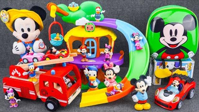 Satisfying with Unboxing Disney Mickey Mouse Fire Engine Truck Playset | Review Toys ASMR